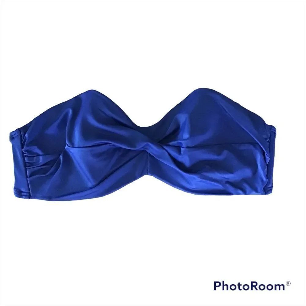 Victoria’s Secret Gathered Royal Blue Bandeau Top 36C